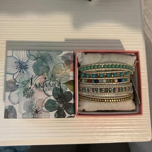 NEW Nakamol Beaded Wrap Bracelet - Picture 2 of 8